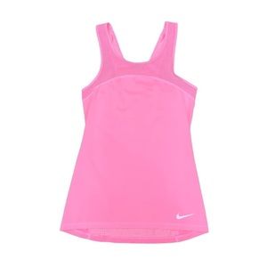Nike Pro Hypercool Tank‎ Top Size Small  Bubble Gum Pink Breathable Mesh Cutouts
